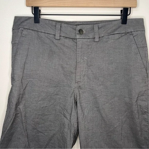 Lululemon The Works Short Quick Oxford Men's 32 Shorts Gray Golf Casual Spring - Picture 3 of 7